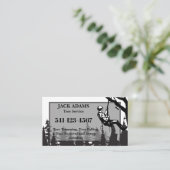 Carte de visite de Lumberjack Tree Service (Debout devant)