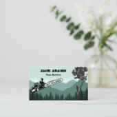 Carte de visite de Lumberjack Tree Service (Debout devant)