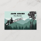 Carte de visite de Lumberjack Tree Service (Devant)