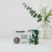 Carte de visite de Lumberjack Tree Service (Debout devant)