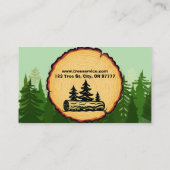 Carte de visite de Lumberjack Tree Service (Dos)