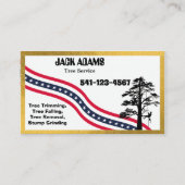 Carte de visite de Lumberjack Tree Service (Devant)