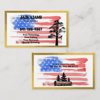 Carte de visite de Lumberjack Tree Service