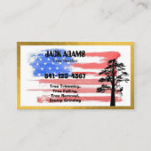 Carte de visite de Lumberjack Tree Service (Devant)