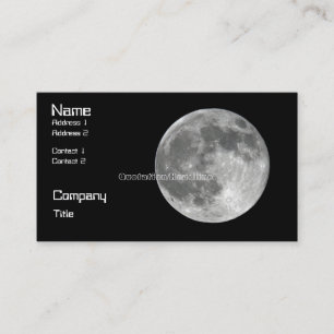 Carte de visite de lune