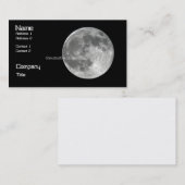 Carte de visite de lune (Devant / Derrière)