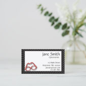 Carte de visite de lunettes (Debout devant)