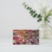 Carte de visite de lunettes de couleur (Debout devant)