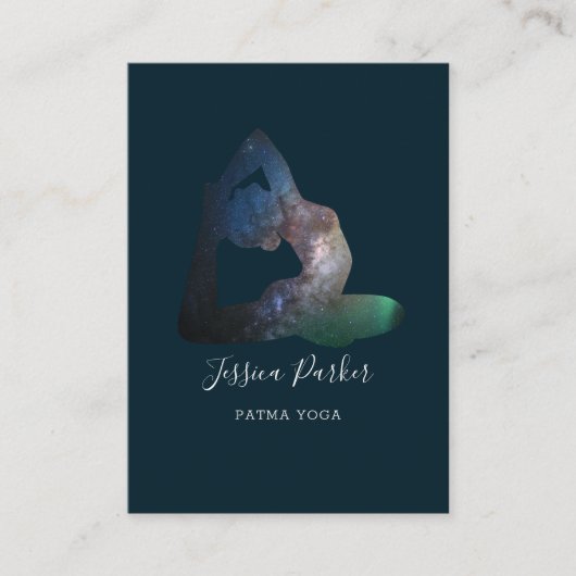 Carte de visite de l'univers du yoga (Devant)