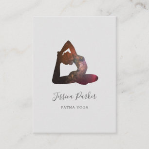 Carte de visite de l'univers du yoga