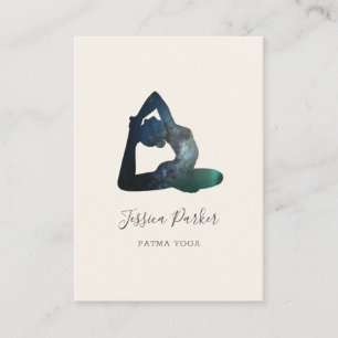 Carte de visite de l'univers du yoga