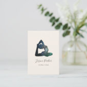 Carte de visite de l'univers du yoga (Debout devant)