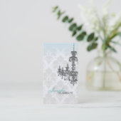 Carte de visite de lustre de damassé (Debout devant)