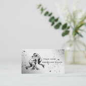 Carte de visite de lutte d'entraîneur (Debout devant)