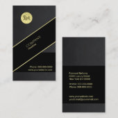 Carte de visite de luxe (Devant / Derrière)
