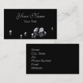 Carte de visite de luxe de diamants (Devant / Derrière)