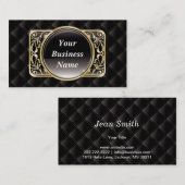 Carte de visite de luxe de salons de beauté de (Devant / Derrière)