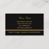 Carte de visite de luxe de spa (Dos)