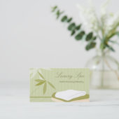 Carte de visite de luxe de spa (Debout devant)