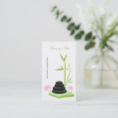 Carte de visite de luxe de spa (Debout devant)