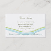 Carte de visite de luxe de spa (Dos)