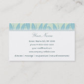 Carte de visite de luxe de spa (Dos)