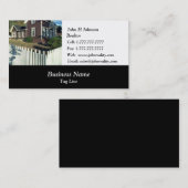 Carte de visite de luxe immobilier (Devant / Derrière)