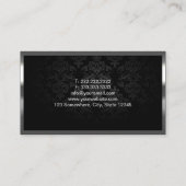 Carte De Visite de luxe pour maquilleur professionnel avec bordure (Dos)