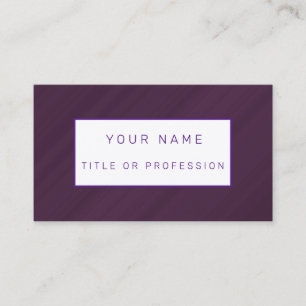 Carte de visite de luxe violet