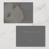 Carte de visite de Lyssa (Devant / Derrière)