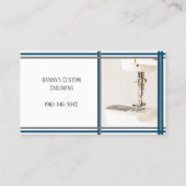 Carte de visite de machine à coudre blanc (Devant)