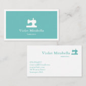 Carte de visite de machine à coudre Seamstress (Devant / Derrière)