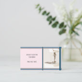 Carte de visite de machine à coudre sur mesure ros (Debout devant)