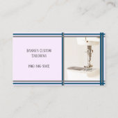 Carte de visite de machine à coudre sur mesure vio (Devant)