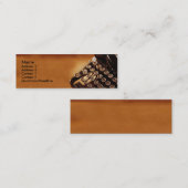 Carte de visite de machine à écrire (Devant / Derrière)