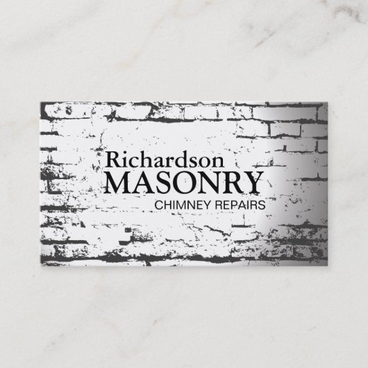 CARTE DE VISITE DE MAÇONNERIE (Devant)