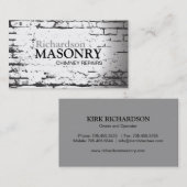 CARTE DE VISITE DE MAÇONNERIE (Devant / Derrière)