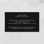 Carte de visite de maçonnerie (Dos)