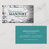 CARTE DE VISITE DE MAÇONNERIE (Devant / Derrière)