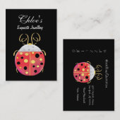 Carte de visite de Madame Bug Jewellery (Devant / Derrière)