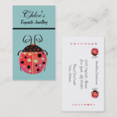 Carte de visite de Madame Bug Jewellery (Devant / Derrière)