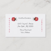 Carte de visite de Madame Bug Jewellery (Dos)