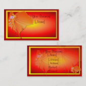 Carte de visite de Madame Butterfly de Sun (Devant / Derrière)