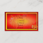 Carte de visite de Madame Butterfly de Sun (Dos)