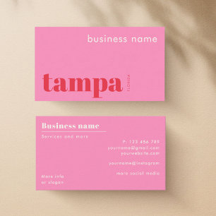Carte de visite de magasin à Tampa en Floride