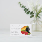 Carte de visite de magasin alimentaire (Debout devant)