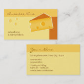 Carte de visite de magasin d'aliment biologique (Devant / Derrière)