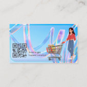 Carte de visite de magasin d'alimentation - Marché (Dos)