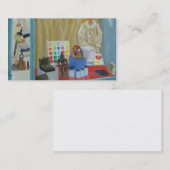 CARTE DE VISITE DE MAGASIN D'ART DE PARIS (Devant / Derrière)