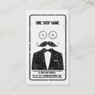Carte de visite de magasin de bicyclette de